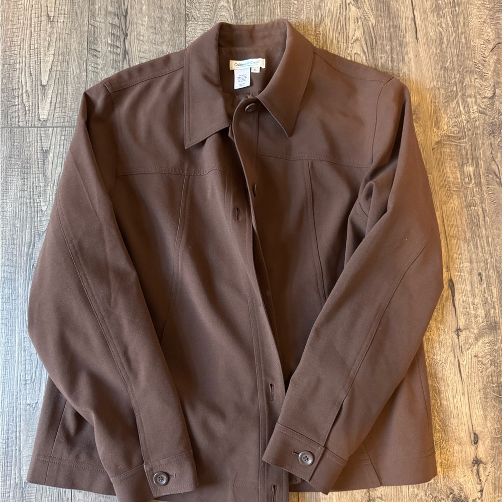 Coldwater creek Women’s Blazer BROWN XL